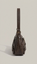 Vintage Leather Saddle Tote Bag | Slouchy Shoulder Bag for Everyday Use