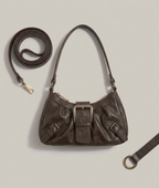 Vintage Leather Saddle Tote Bag | Slouchy Shoulder Bag for Everyday Use