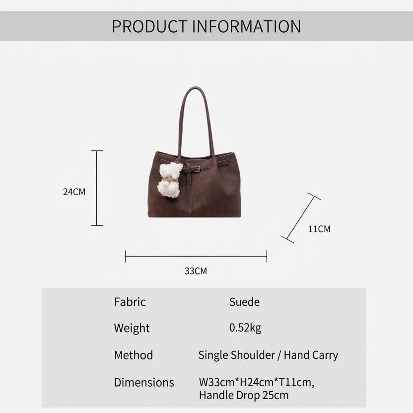 Vintage Minimalist Tote Bag Secondary image