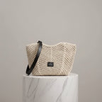 Woven Open-Weave Tote
