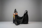 Vintage Washed Leather Hobo Bag