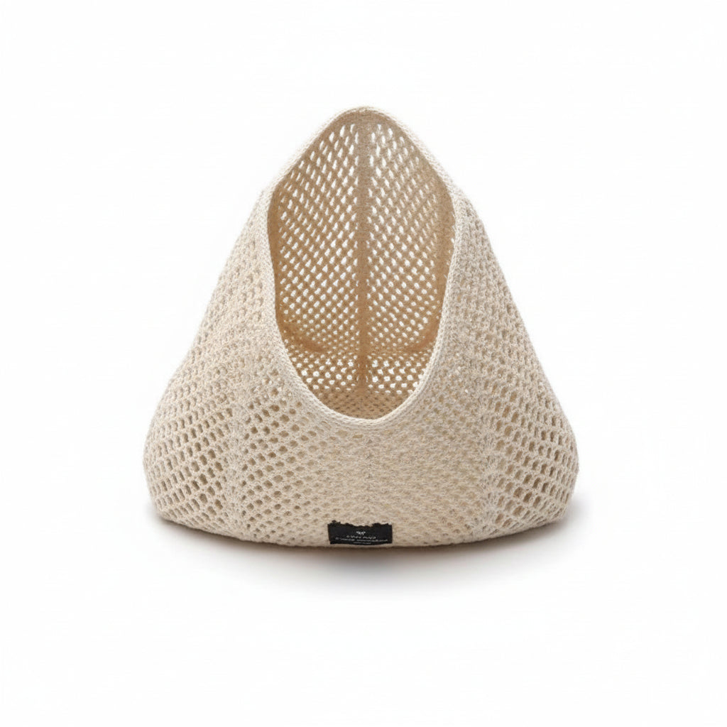 Woven Open-Weave Tote